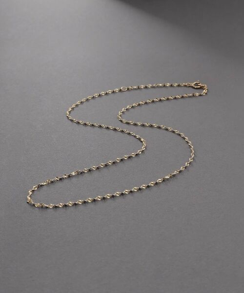 COCOSHNIK ONKITSCH / ココシュニックオンキッチュ ネックレス・ペンダント・チョーカー | K10スキニーネックレス モーグルチェーン | 詳細1