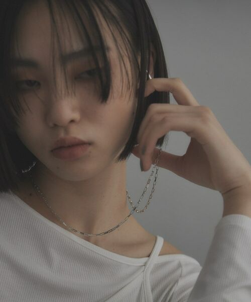 COCOSHNIK ONKITSCH / ココシュニックオンキッチュ ネックレス・ペンダント・チョーカー | シルバー デザインチェーン ボックスネックレスM（55cm） | 詳細8