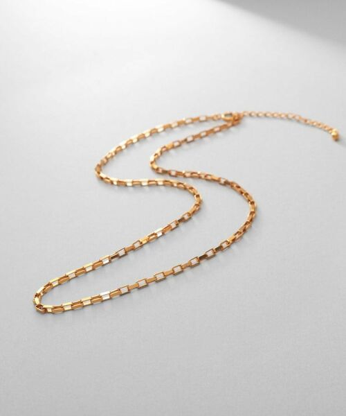 COCOSHNIK ONKITSCH / ココシュニックオンキッチュ ネックレス・ペンダント・チョーカー | シルバー デザインチェーン ボックスネックレスS（38cm） GP | 詳細1