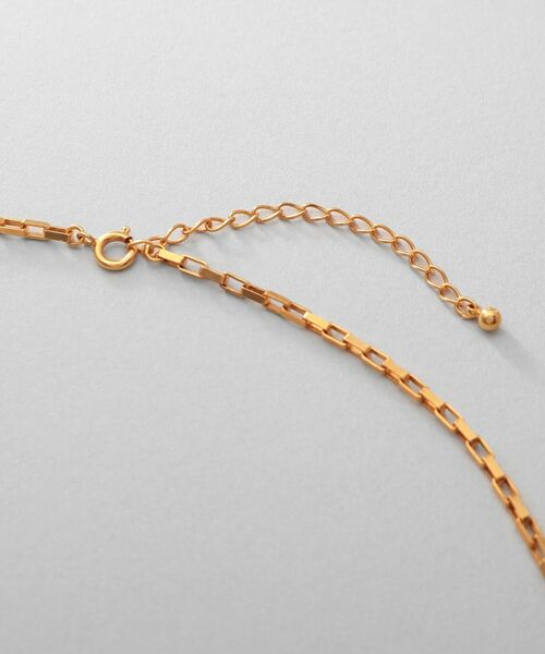 COCOSHNIK ONKITSCH / ココシュニックオンキッチュ ネックレス・ペンダント・チョーカー | シルバー デザインチェーン ボックスネックレスS（38cm） GP | 詳細3