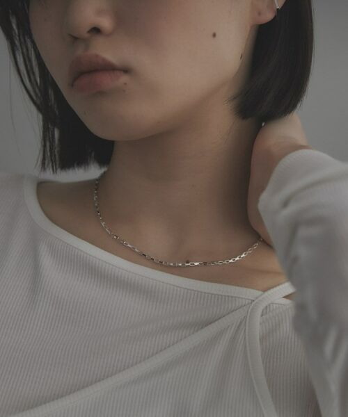COCOSHNIK ONKITSCH / ココシュニックオンキッチュ ネックレス・ペンダント・チョーカー | シルバー デザインチェーン ボックスネックレスS（38cm） | 詳細8