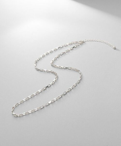 COCOSHNIK ONKITSCH / ココシュニックオンキッチュ ネックレス・ペンダント・チョーカー | シルバー デザインチェーン ボックスネックレスS（38cm）（シルバー(600)）