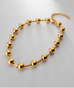 COCOSHNIK ONKITSCH / ココシュニックオンキッチュ ネックレス・ペンダント・チョーカー | シルバー ホロウボールコネクテッド ネックレス GP