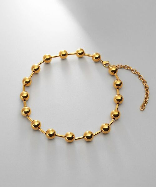 COCOSHNIK ONKITSCH / ココシュニックオンキッチュ ネックレス・ペンダント・チョーカー | シルバー ホロウボールコネクテッド ネックレス GP | 詳細4