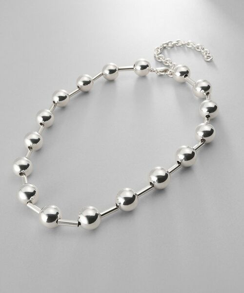 COCOSHNIK ONKITSCH / ココシュニックオンキッチュ ネックレス・ペンダント・チョーカー | シルバー ホロウボールコネクテッド ネックレス | 詳細1