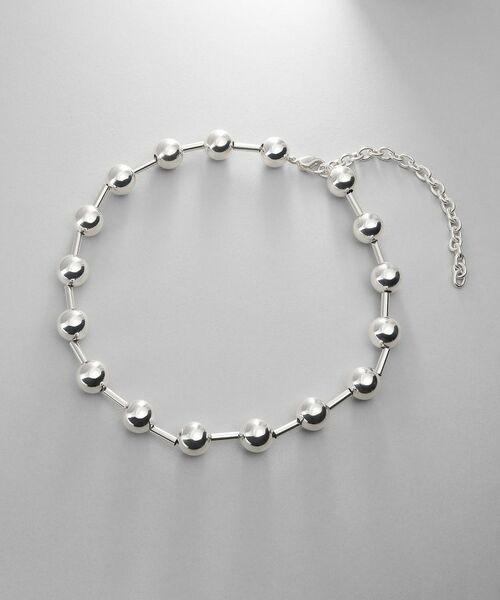 COCOSHNIK ONKITSCH / ココシュニックオンキッチュ ネックレス・ペンダント・チョーカー | シルバー ホロウボールコネクテッド ネックレス | 詳細4