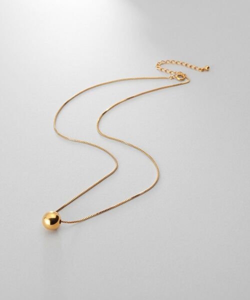 COCOSHNIK ONKITSCH / ココシュニックオンキッチュ ネックレス・ペンダント・チョーカー | シルバー ホロウボール ネックレスS GP | 詳細1