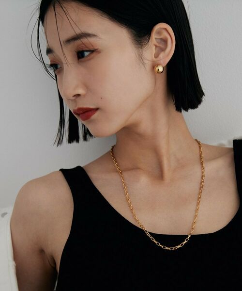 COCOSHNIK ONKITSCH / ココシュニックオンキッチュ ネックレス・ペンダント・チョーカー | シルバー デザインチェーン ニュアンスケーブルネックレス（55cm） GP | 詳細7