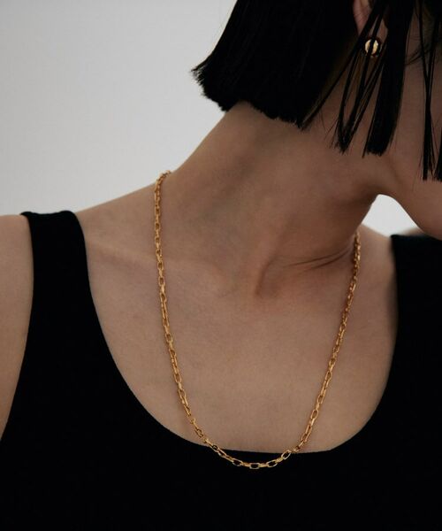 COCOSHNIK ONKITSCH / ココシュニックオンキッチュ ネックレス・ペンダント・チョーカー | シルバー デザインチェーン ニュアンスケーブルネックレス（55cm） GP | 詳細8