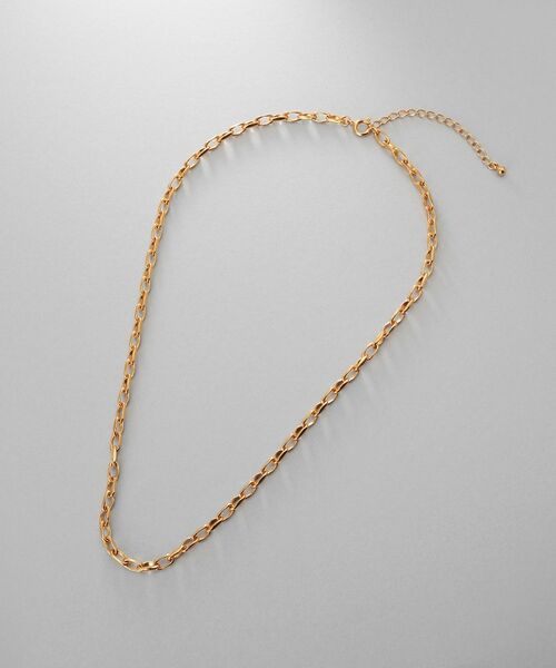COCOSHNIK ONKITSCH / ココシュニックオンキッチュ ネックレス・ペンダント・チョーカー | シルバー デザインチェーン ニュアンスケーブルネックレス（38cm） GP | 詳細4