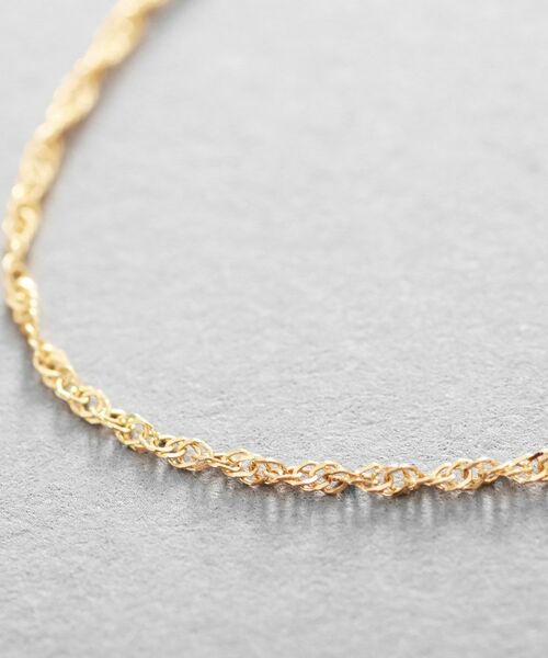 COCOSHNIK ONKITSCH / ココシュニックオンキッチュ ネックレス・ペンダント・チョーカー | K10スキニーネックレス スクリューツイスト | 詳細3