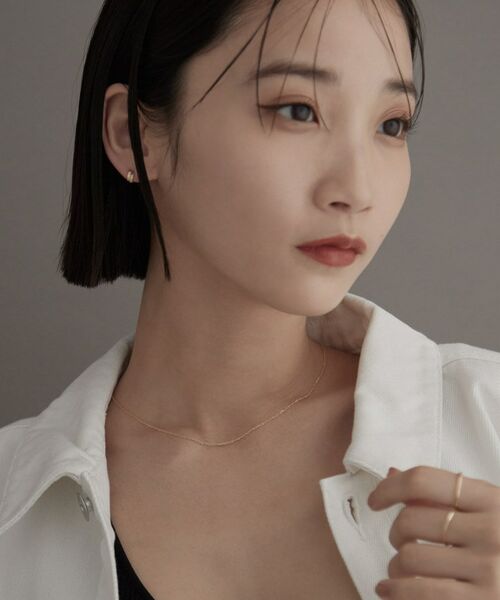 COCOSHNIK ONKITSCH / ココシュニックオンキッチュ ネックレス・ペンダント・チョーカー | K10スキニーネックレス スクリューツイスト | 詳細9