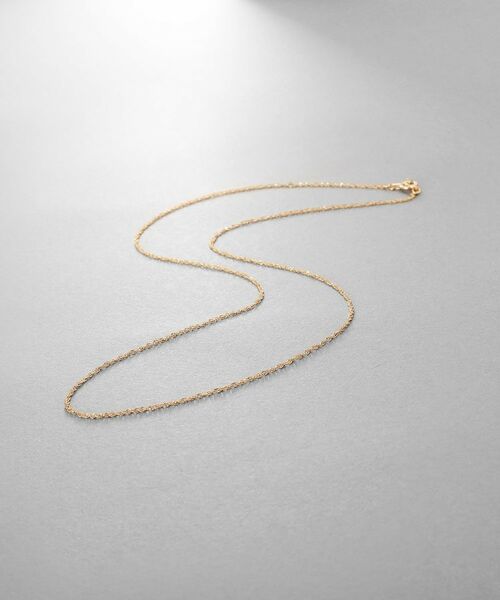 COCOSHNIK ONKITSCH / ココシュニックオンキッチュ ネックレス・ペンダント・チョーカー | K10スキニーネックレス スクリューツイスト（イエローゴールド(100)）