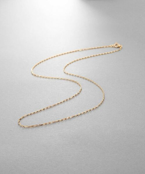 COCOSHNIK ONKITSCH / ココシュニックオンキッチュ ネックレス・ペンダント・チョーカー | K10スキニーネックレス アンカー（イエローゴールド(100)）