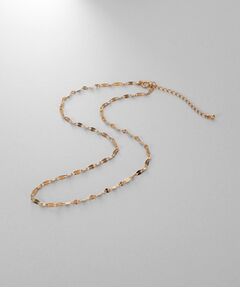 COCOSHNIK ONKITSCH / ココシュニックオンキッチュ ネックレス・ペンダント・チョーカー | シルバー デザインチェーン デュアルペタルネックレス（38ｃｍ） GP