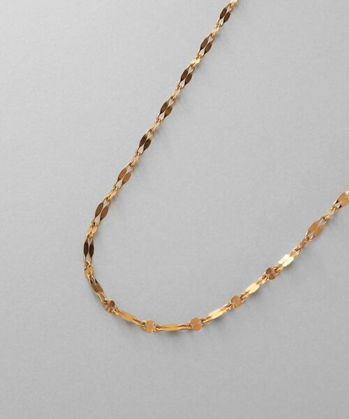 COCOSHNIK ONKITSCH / ココシュニックオンキッチュ ネックレス・ペンダント・チョーカー | シルバー デザインチェーン デュアルペタルネックレス（38ｃｍ） GP | 詳細2