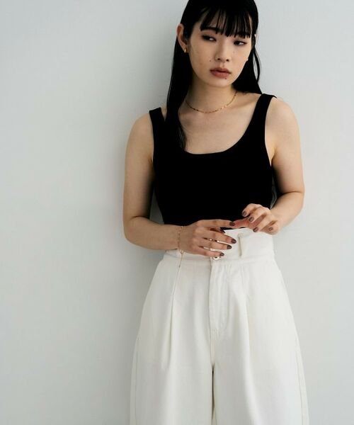 COCOSHNIK ONKITSCH / ココシュニックオンキッチュ ネックレス・ペンダント・チョーカー | シルバー デザインチェーン デュアルペタルネックレス（38ｃｍ） GP | 詳細6