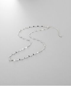 COCOSHNIK ONKITSCH / ココシュニックオンキッチュ ネックレス・ペンダント・チョーカー | シルバー デザインチェーン デュアルペタルネックレス（38ｃｍ）