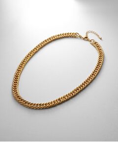 COCOSHNIK ONKITSCH / ココシュニックオンキッチュ ネックレス・ペンダント・チョーカー | シルバー デザインチェーン ホロウカットダブルカーブネックレス GP