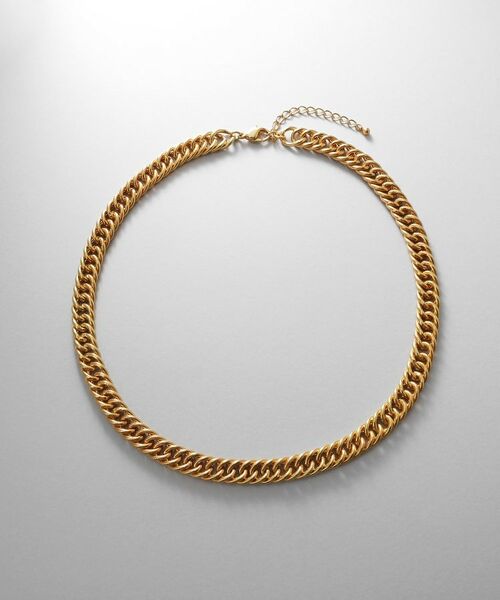 COCOSHNIK ONKITSCH / ココシュニックオンキッチュ ネックレス・ペンダント・チョーカー | シルバー デザインチェーン ホロウカットダブルカーブネックレス GP | 詳細4