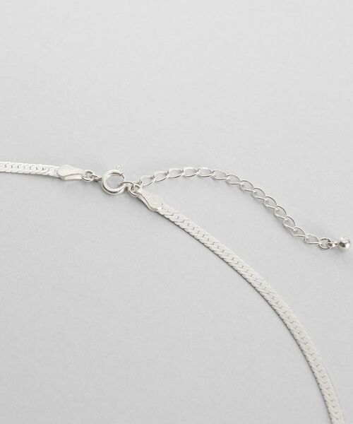 COCOSHNIK ONKITSCH / ココシュニックオンキッチュ ネックレス・ペンダント・チョーカー | シルバー デザインチェーン フラットスネークネックレスM（60cm） | 詳細3