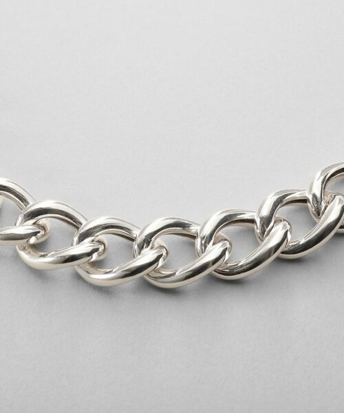 COCOSHNIK ONKITSCH / ココシュニックオンキッチュ ネックレス・ペンダント・チョーカー | シルバー デザインチェーン ホロウボリュームカーブネックレス | 詳細2