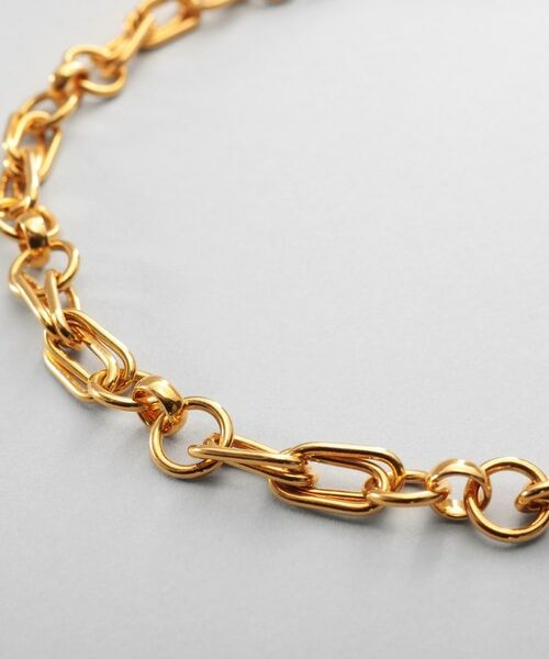 COCOSHNIK ONKITSCH / ココシュニックオンキッチュ ネックレス・ペンダント・チョーカー | シルバー ミックスチェーン ダブルリンクネックレス GP | 詳細2
