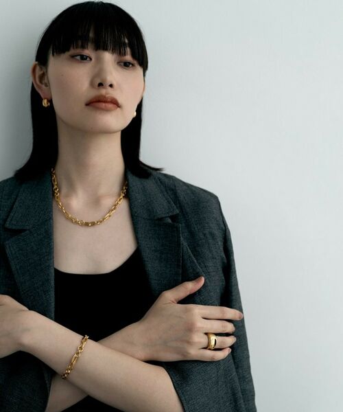 COCOSHNIK ONKITSCH / ココシュニックオンキッチュ ネックレス・ペンダント・チョーカー | シルバー ミックスチェーン ダブルリンクネックレス GP | 詳細6