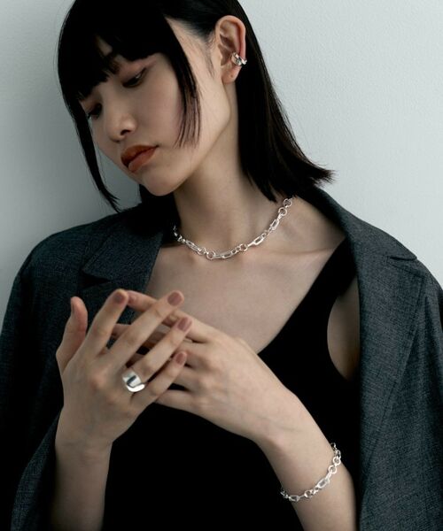 COCOSHNIK ONKITSCH / ココシュニックオンキッチュ ネックレス・ペンダント・チョーカー | シルバー ミックスチェーン ダブルリンクネックレス | 詳細6