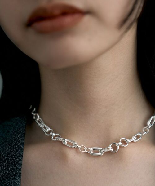 COCOSHNIK ONKITSCH / ココシュニックオンキッチュ ネックレス・ペンダント・チョーカー | シルバー ミックスチェーン ダブルリンクネックレス | 詳細8
