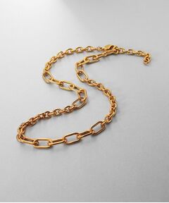 COCOSHNIK ONKITSCH / ココシュニックオンキッチュ ネックレス・ペンダント・チョーカー | シルバー オルタネートチェーン ケーブル・オーバルネックレス GP