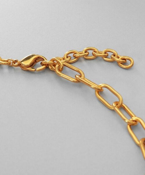 COCOSHNIK ONKITSCH / ココシュニックオンキッチュ ネックレス・ペンダント・チョーカー | シルバー オルタネートチェーン ケーブル・オーバルネックレス GP | 詳細3