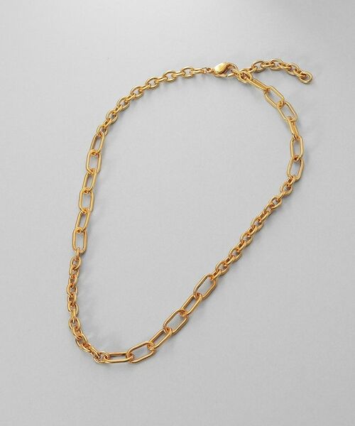 COCOSHNIK ONKITSCH / ココシュニックオンキッチュ ネックレス・ペンダント・チョーカー | シルバー オルタネートチェーン ケーブル・オーバルネックレス GP | 詳細4