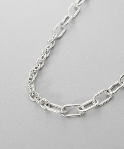 COCOSHNIK ONKITSCH / ココシュニックオンキッチュ ネックレス・ペンダント・チョーカー | シルバー オルタネートチェーン ケーブル・オーバルネックレス | 詳細2
