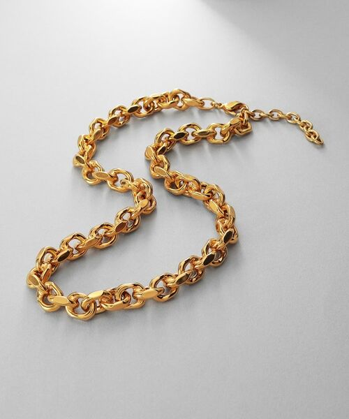 COCOSHNIK ONKITSCH / ココシュニックオンキッチュ ネックレス・ペンダント・チョーカー | シルバー デザインチェーン ホロウカットケーブルネックレス GP | 詳細1