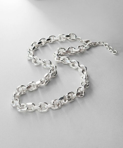 COCOSHNIK ONKITSCH / ココシュニックオンキッチュ ネックレス・ペンダント・チョーカー | シルバー デザインチェーン ホロウカットケーブルネックレス（シルバー(600)）