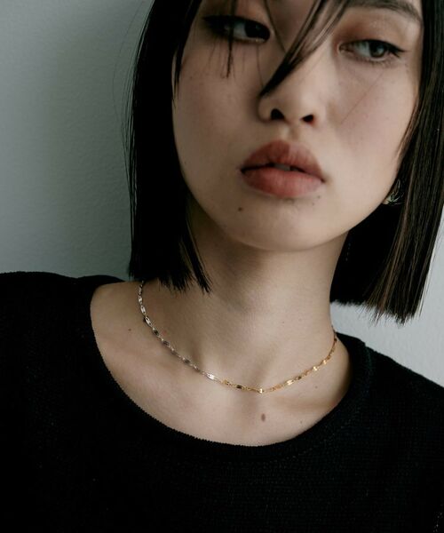 COCOSHNIK ONKITSCH / ココシュニックオンキッチュ ネックレス・ペンダント・チョーカー | シルバー コンビカラー デュアルペタルネックレス | 詳細7