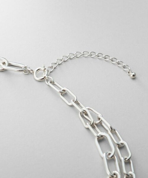 COCOSHNIK ONKITSCH / ココシュニックオンキッチュ ネックレス・ペンダント・チョーカー | シルバー ミックスチェーン ケーブル ベネチアンネックレス | 詳細3