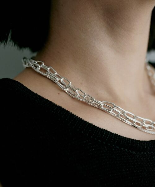 COCOSHNIK ONKITSCH / ココシュニックオンキッチュ ネックレス・ペンダント・チョーカー | シルバー ミックスチェーン ケーブル ベネチアンネックレス | 詳細8