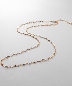 COCOSHNIK ONKITSCH / ココシュニックオンキッチュ ネックレス・ペンダント・チョーカー | シルバー デザインチェーン デュアルペタルネックレス（60cm）GP