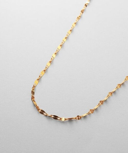 COCOSHNIK ONKITSCH / ココシュニックオンキッチュ ネックレス・ペンダント・チョーカー | シルバー デザインチェーン デュアルペタルネックレス（60cm）GP | 詳細2