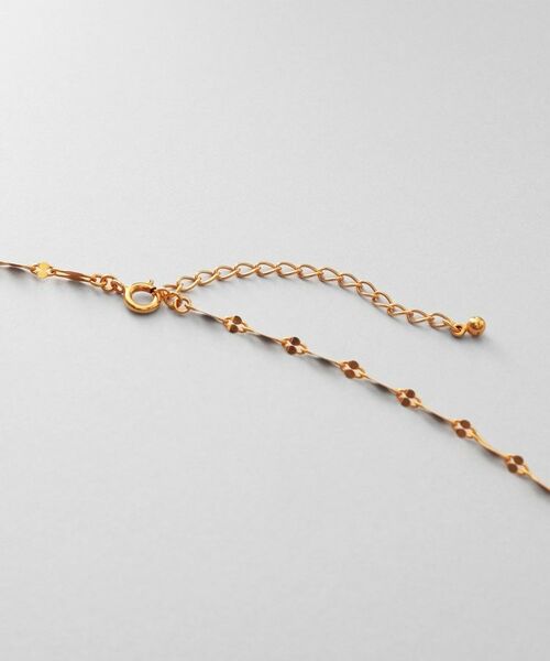 COCOSHNIK ONKITSCH / ココシュニックオンキッチュ ネックレス・ペンダント・チョーカー | シルバー デザインチェーン デュアルペタルネックレス（60cm）GP | 詳細3