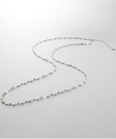 COCOSHNIK ONKITSCH / ココシュニックオンキッチュ ネックレス・ペンダント・チョーカー | シルバー デザインチェーン デュアルペタルネックレス（60cm）