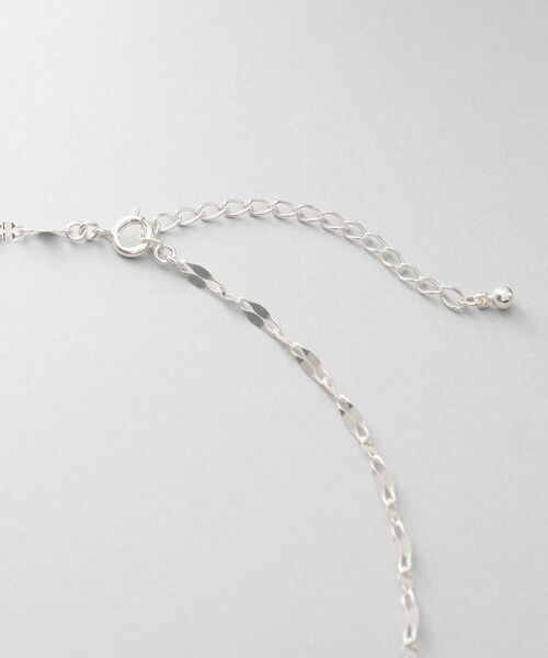 COCOSHNIK ONKITSCH / ココシュニックオンキッチュ ネックレス・ペンダント・チョーカー | シルバー デザインチェーン デュアルペタルネックレス（60cm） | 詳細3