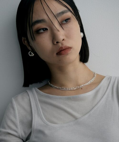COCOSHNIK ONKITSCH / ココシュニックオンキッチュ ネックレス・ペンダント・チョーカー | シルバー コンビネーションチェーン クアッドネックレス | 詳細7