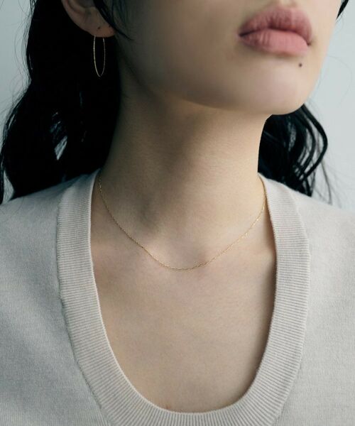 COCOSHNIK ONKITSCH / ココシュニックオンキッチュ ネックレス・ペンダント・チョーカー | K10スキニーネックレス ロングタネル | 詳細10