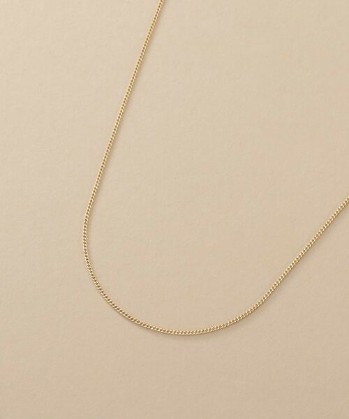COCOSHNIK ONKITSCH / ココシュニックオンキッチュ ネックレス・ペンダント・チョーカー | K10スキニーネックレス カーブ | 詳細2
