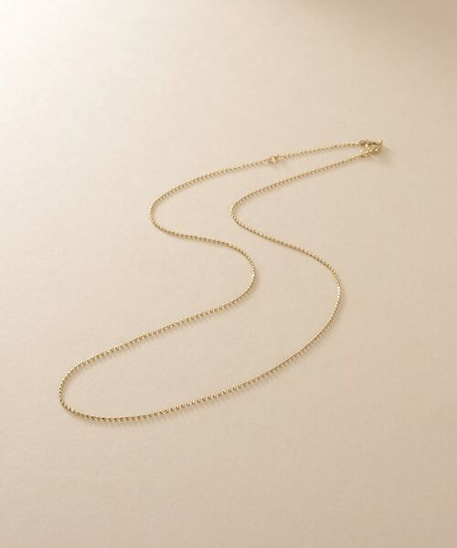 COCOSHNIK ONKITSCH / ココシュニックオンキッチュ ネックレス・ペンダント・チョーカー | K10スキニーネックレス カットボール | 詳細1