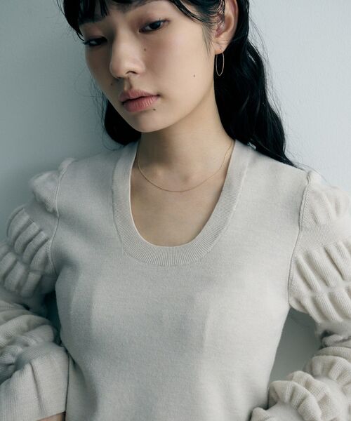 COCOSHNIK ONKITSCH / ココシュニックオンキッチュ ネックレス・ペンダント・チョーカー | K10スキニーネックレス カットボール | 詳細8