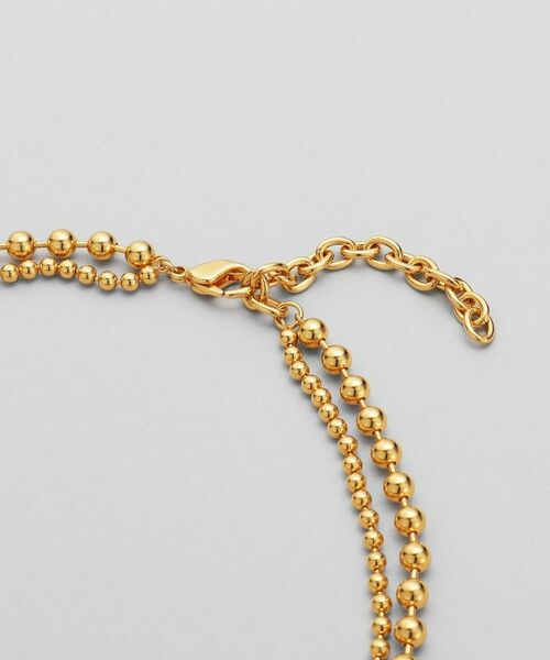 COCOSHNIK ONKITSCH / ココシュニックオンキッチュ ネックレス・ペンダント・チョーカー | シルバー ダブルボールチェーンネックレス GP | 詳細3